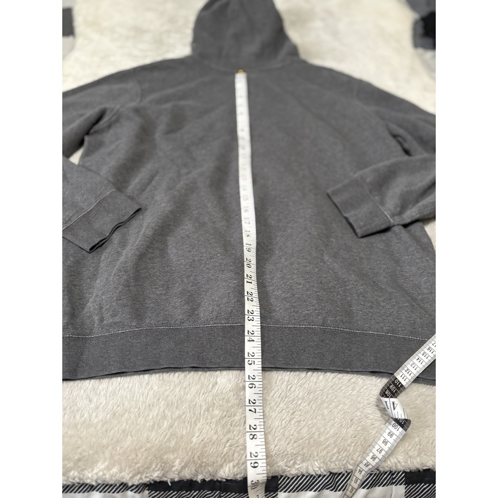 Nike Men's Gray Hoodie Large Pullover Sweater Long Sleeve Training - Picture 5 of 8